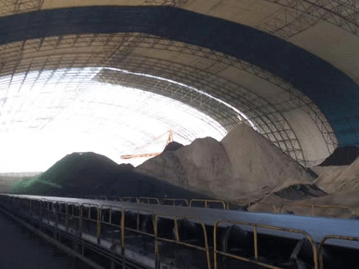 湖南煤棚料仓网架